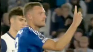 Jamie Vardy mocks Cuti Romero amp Spurs fans 😂 [upl. by Ordnazil386]