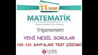 Sonuç Yayınları 11Sınıf Matematik Kitabı Trigonometri Konusu 100101 Sayfaları [upl. by Aicirtal120]