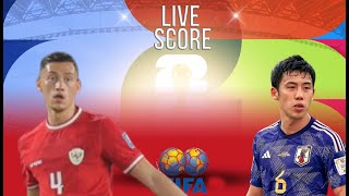 🔴 INDONESIA VS JEPANG LIVE SCORE  FIFA WORLD CUP 2026 AFC ASIAN QUALIFIERS [upl. by Neellek]