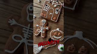 Trocha inspirace na halloweenské perníčky 🎃🕷🕸 halloweenpernicky halloween pernicky diy [upl. by Retsevlys]