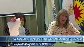 indemnizaciones Laborales Agravadas  Dra Analía GARCÍA Dra Graciela METTER [upl. by Emelin]