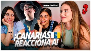 🇮🇨 MIS AMIGAS REACCIONAN a FRANCO ESCAMILLA 🇲🇽 ¡ No entendimos nada 😱 [upl. by Loomis]