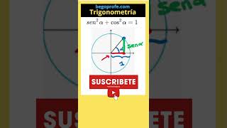 Relación fundamental de la trigonometría maths begoprofe trigonometry [upl. by Eletnahc]