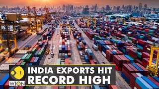 India Exports cross 300 bn in first 9 months of 202122 World Business Watch  World English News [upl. by Eltotsira]