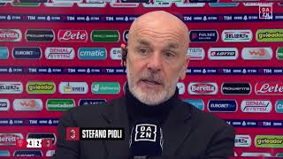 Stefano Pioli intervista post partita Monza Milan 42  quotLeao stava male Pulisic era stancoquot [upl. by Talbert141]