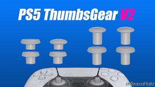 eXtremeRate PS5 Controller ThumbsGear V2 Interchangeable Thumbsticks Kit Installation Guide [upl. by Benson]