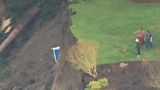 Washington Homes on Edge After Massive Landslide [upl. by Sirret603]