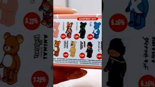 UNBOXING BERBICK 🎉 bear unboxing unboxingvideo unbox bearbrick collection rilakkuma [upl. by Mich]