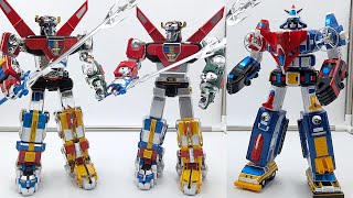 Soul Of Chogokin GX71SP 50th Anniversary Go LionVoltron Comparison  Review 4K [upl. by Rockwell]