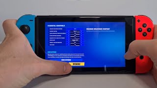 How To Disable Parental Controls On Fortnite Nintendo Switch [upl. by Stewardson463]