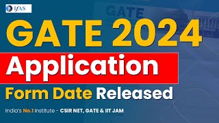 GATE 2024 Application Form Date  Gate 2024 Notification  GATE 2024 Exam [upl. by Ynohtnaeoj]