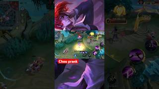 Chou prank solo lane chou mobilelegends shortyoutube [upl. by Flin]