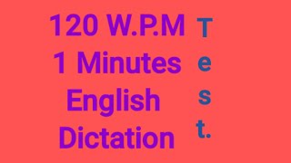 120wpm English Shorthand Dictation Shorthand Stenography [upl. by Timrek]