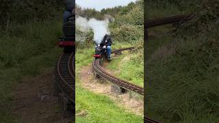 Miniature Train runs out of Steam 🚂💨 miniaturerailway modelengineering modelengineer [upl. by Idelia]