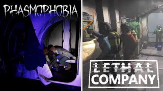 Phasmophobia and Lethal Company Double Header w Grian Skizz and Gem [upl. by Naitsirt]