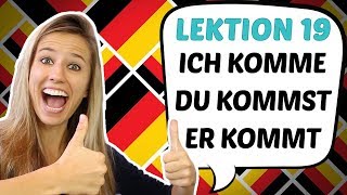 GERMAN LESSON 19 EASY Conjugation of German REGULAR VERBS  Personal Pronouns [upl. by Afatsom]