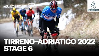 Tirreno–Adriatico 2022  Stage 6 Highlights  Cycling  Eurosport [upl. by Skolnik]