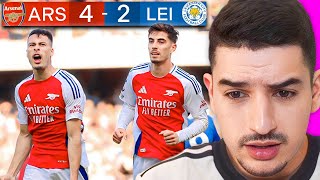 Champions NEED These Results Arsenal 42 Leicester Reaction [upl. by Rama]