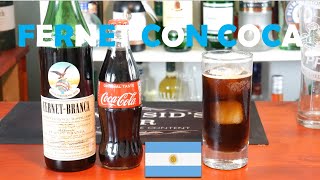 Fernet Con Coca Fernandito The National drink of Argentina [upl. by Ynaffital]