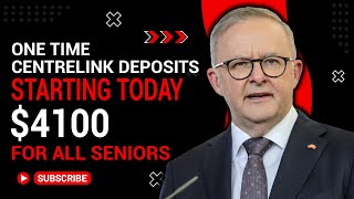 SERVICE AUSTRALIA SHAPES UP  4100 ONE TIME CENTRELINK DEPOSIT ARRIVING TODAY IN BANKS FOR SENIORS [upl. by Sacci795]