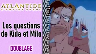 Atlantide lempire perdu  Les questions de Kida et Milo Fandub ft Watamano [upl. by Durkee124]