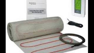 Electric Tile Radiant Floor Heating HeatTech 120V [upl. by Oilcareh]