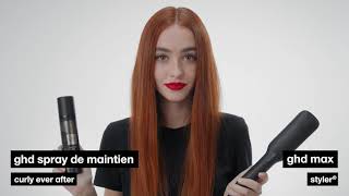 TUTO  DES ONDULATIONS SOUPLES AVEC LE LISSEUR GHD MAX [upl. by Keyek]