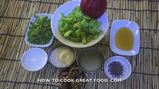 Waldorf Salad Recipe  Classic Waldorf Salad  How to Make Waldorf Salad Youtube [upl. by Inek]