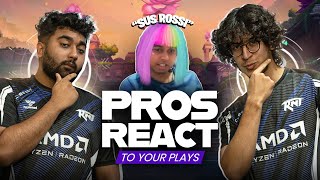 Valorant Pros React to Fan Clips and Giveaway Free Skins [upl. by Lajet]