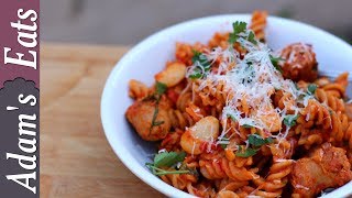 Sausage amp butter bean pasta  Easy family meals [upl. by Ferrick51]