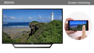 Sony BRAVIA  How to setup and use Screen mirroring [upl. by Squires]