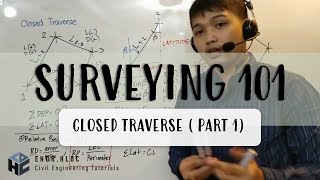 CE Board Exam Review Elementary Surveying  Closed Traverse Part 1 [upl. by Yreffej244]