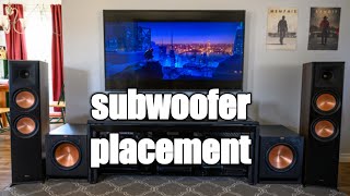 subwoofer placement [upl. by Conlan]