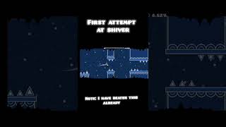 Shiver 1st attempt and only attempt geometrydash [upl. by Astrid879]