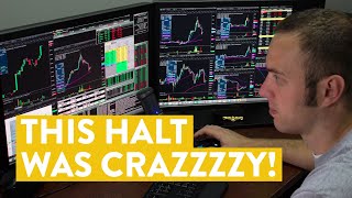 LIVE Day Trading  This Stock Halt Was Crazzzzy [upl. by Goldstein455]