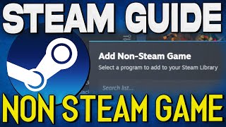 How To Add Non Steam Game or Program To Library 2024 [upl. by Allister]