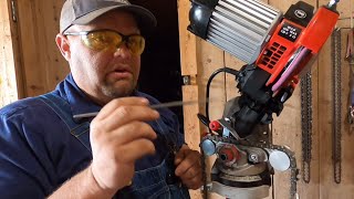 Oregon 620 CHAINSAW SHARPENER Full setup and use [upl. by Gold964]