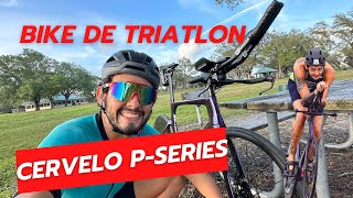 BIKE DE TRIATLON  CERVELO Pseries 58 Shimano Durace Clip 51 speedshop TT REBECCA [upl. by Nathanial563]