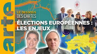 Élections européennes  quels enjeux   Une Leçon de géopolitique du Dessous des cartes  ARTE [upl. by Durer]