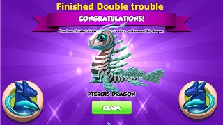 Finished Pterois Double trouble battleDragon Mania legends  Got new Badge and 2nd Pterois dragon [upl. by Seltzer]