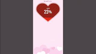 Try this love tester game lovetestgame lovetester [upl. by Ahseid]