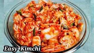 Easy Kimchi Recipe  Homemade Kimchi  How to make Kimchi at Home  EASY KIMCHI [upl. by Cornew]