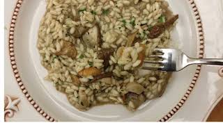 Risotto ai funghi porcini e finferli dal bosco alla tavola tecnica cremosità e alta digeribilità [upl. by Asum]