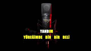 Cem Yenel  Kalbi Taştan  Karaoke  Md Altyapı  Cover  Lyrics  HQ [upl. by Oregolac]