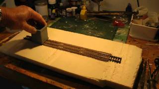 DAVES MODEL RAILWAYBALLASTING [upl. by Mandelbaum]