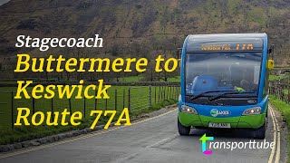 Buttermere to Keswick • Stagecoach Route 77A • Realtime [upl. by Misa]