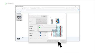 Lexmark—Scanning to a computer using the Windows Fax and Scan utility [upl. by Soirtimid90]