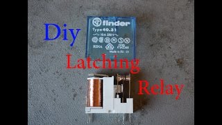 Diy Latching Relay  Bistabiles Relais selber bauen [upl. by Mella852]