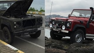 Baştan Sona Land Rover Defender 110 Modifiye [upl. by Eey]