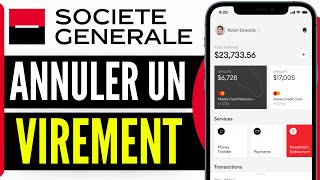 Comment Annuler Un Virement Société Générale 2024 [upl. by Ahcirt]